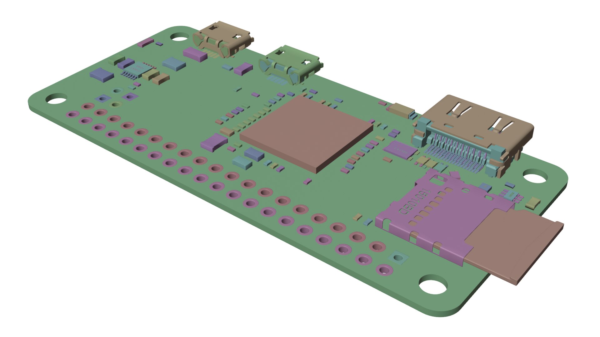 3D Raspberry Pi Zero - TurboSquid 2266010