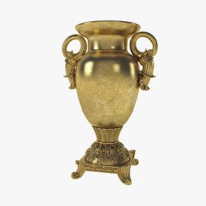 Golden Vase 7 3D model