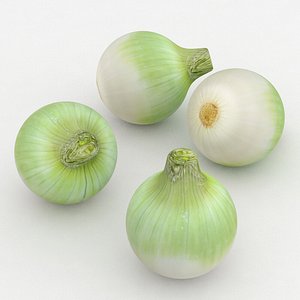 3D peeled onion