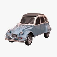 Citroen 2cv Antique Car