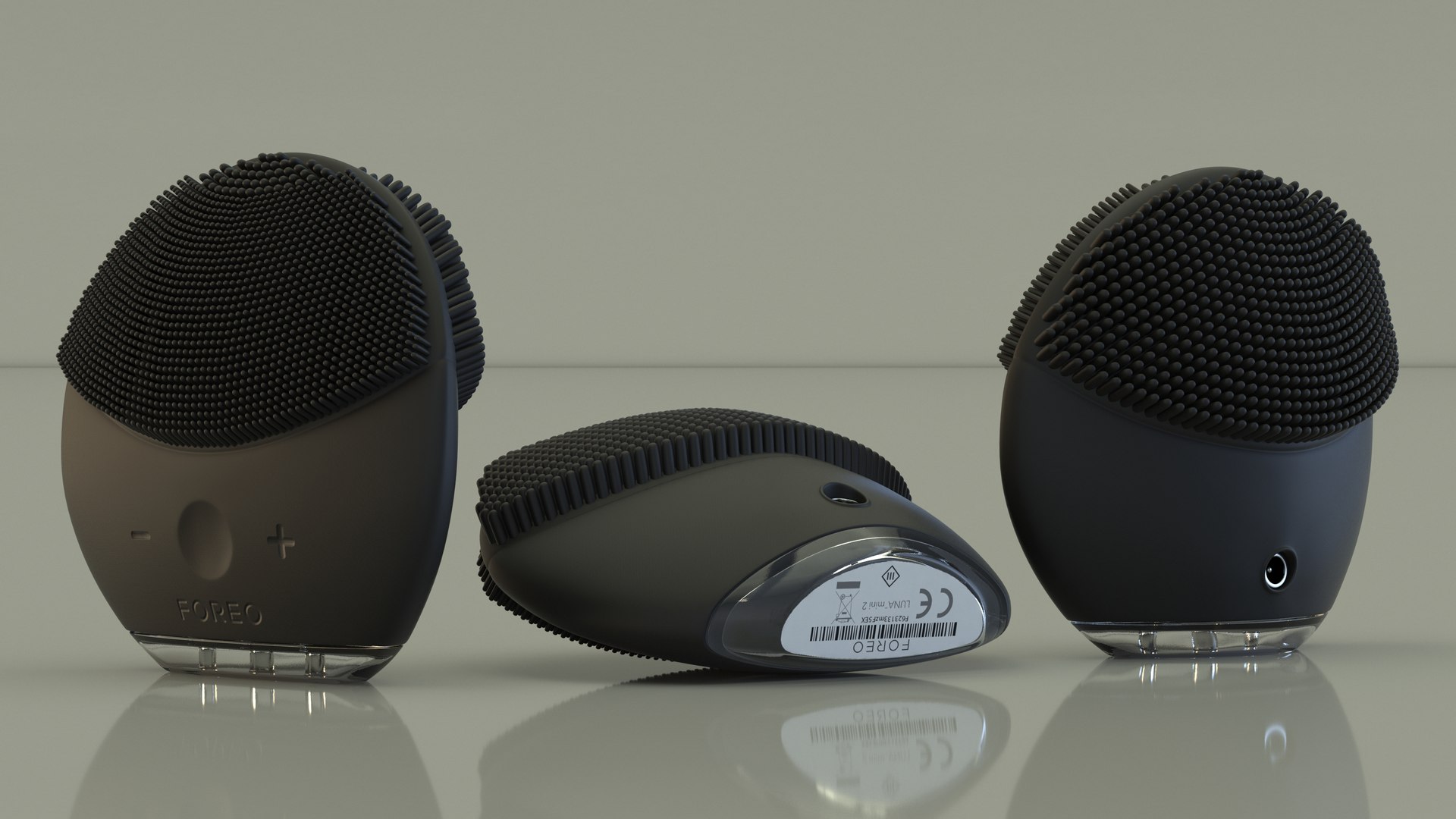 3D LUNA Black Mini 2 Foreo Model - TurboSquid 2052606