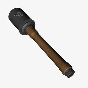 ww2 grenade 3d model