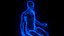 Holographic Human Muscular System - Rigged Anatomy with Animations