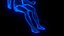 Holographic Human Muscular System - Rigged Anatomy with Animations