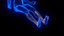 Holographic Human Muscular System - Rigged Anatomy with Animations