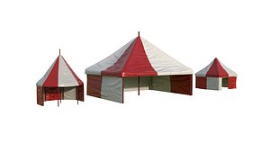 circus tents 3D model