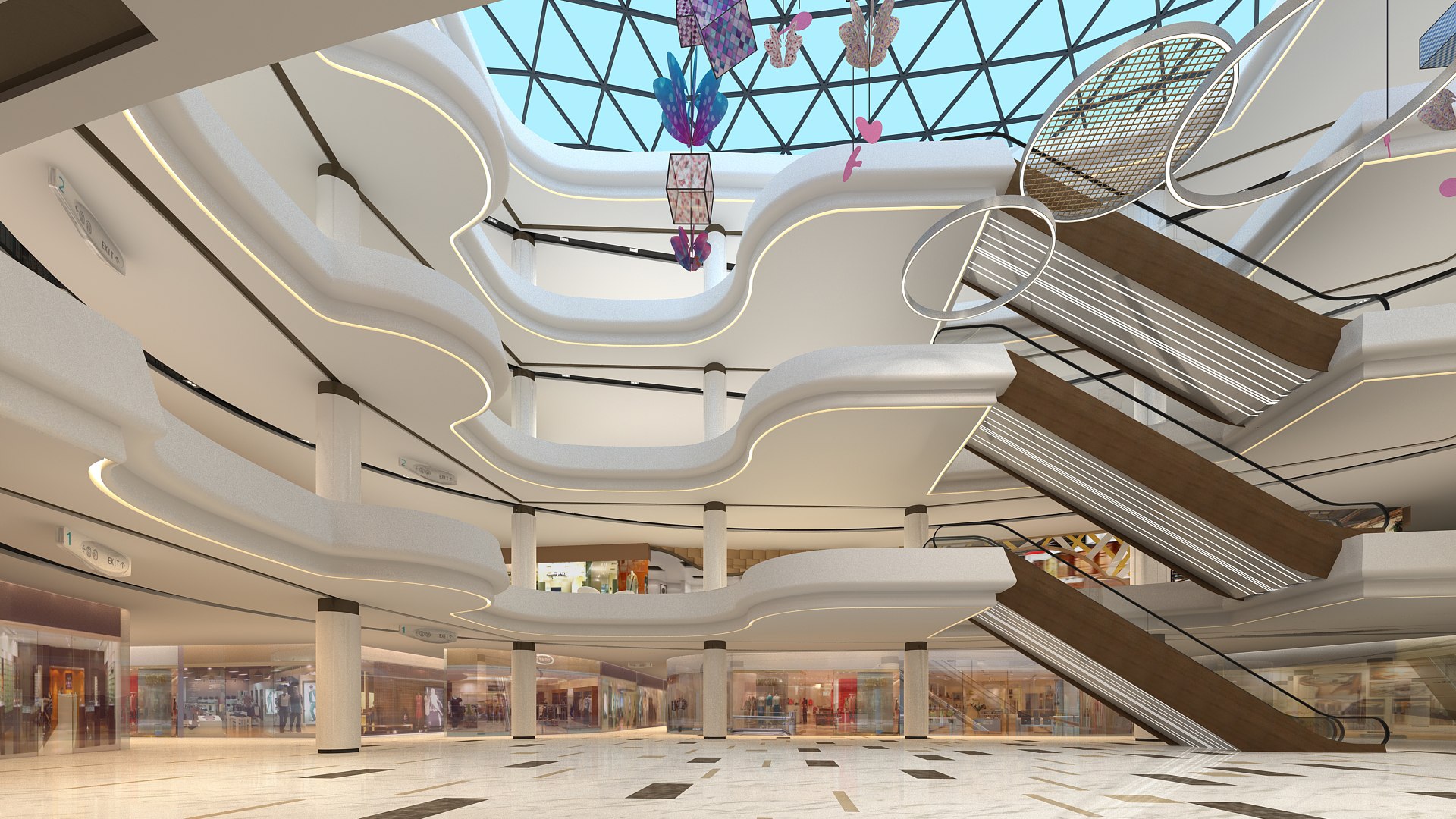 3D Shopping Mall Collection 08 - TurboSquid 2191298