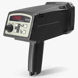 SHIMPO DT-725 Digital Stroboscope with Phase Control Black