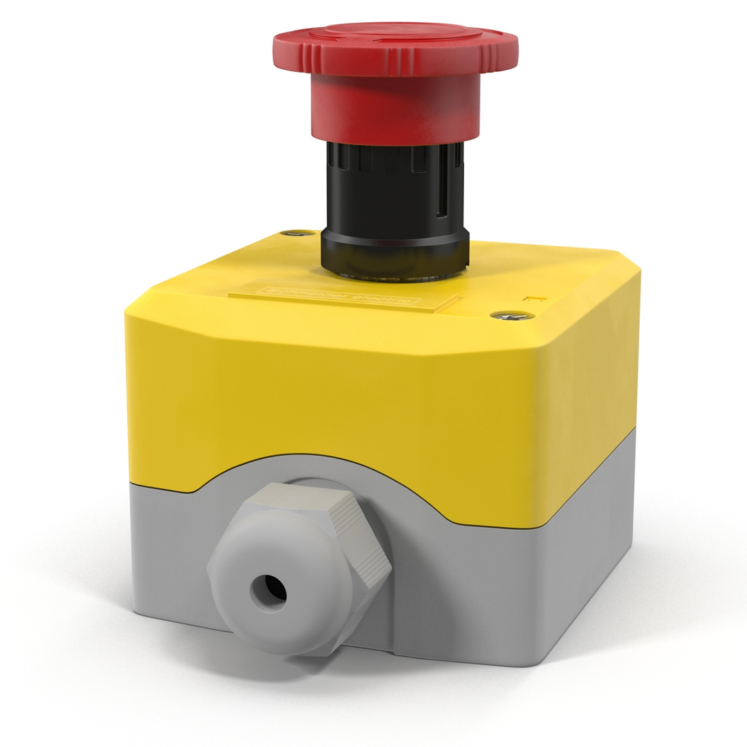 3d industrial push button switch