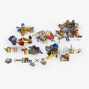 Children amusement park 3D model