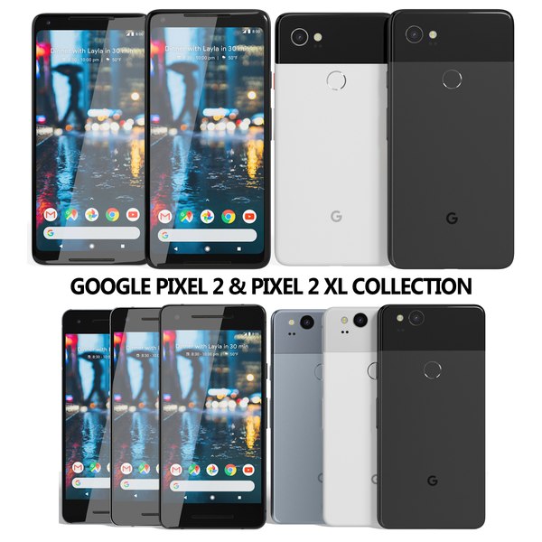 3D model realistic google pixel 2