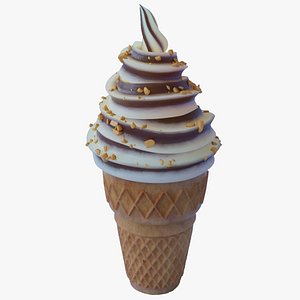 3D ice cream cone