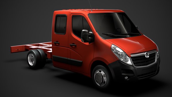 3D vauxhall movano crewcab dw