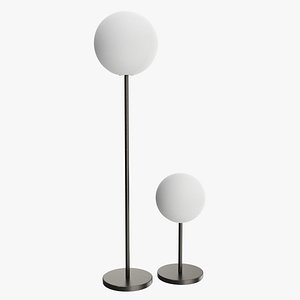 Cordless outdoor and indoor table and floor lamp set
