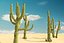 5 Cactus low-poly