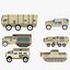 3D Models Cartoon Military Equipment