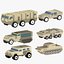 3D Models Cartoon Military Equipment