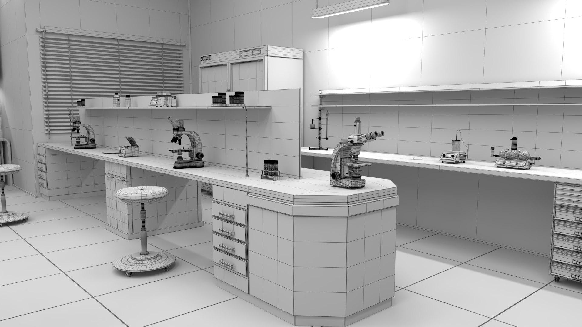 Interior Laboratory 3D Model - TurboSquid 2201383