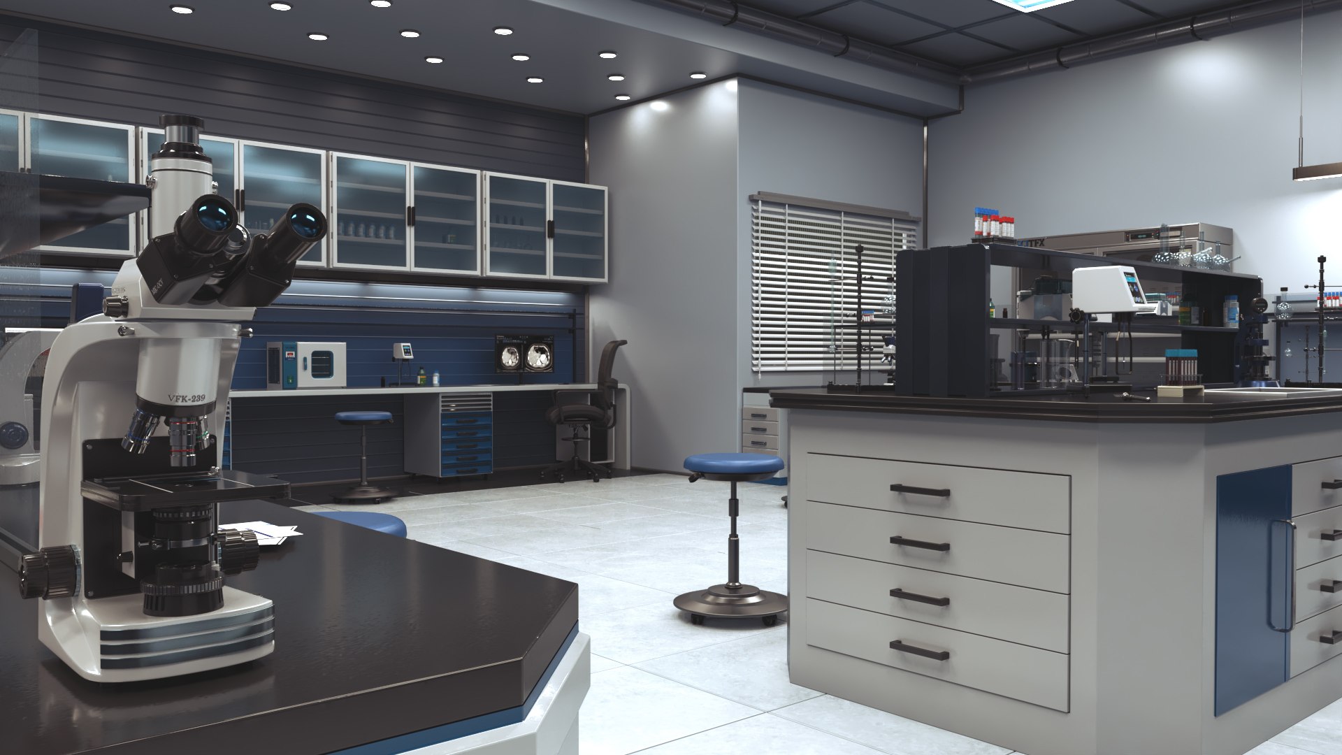 Interior Laboratory 3D Model - TurboSquid 2201383