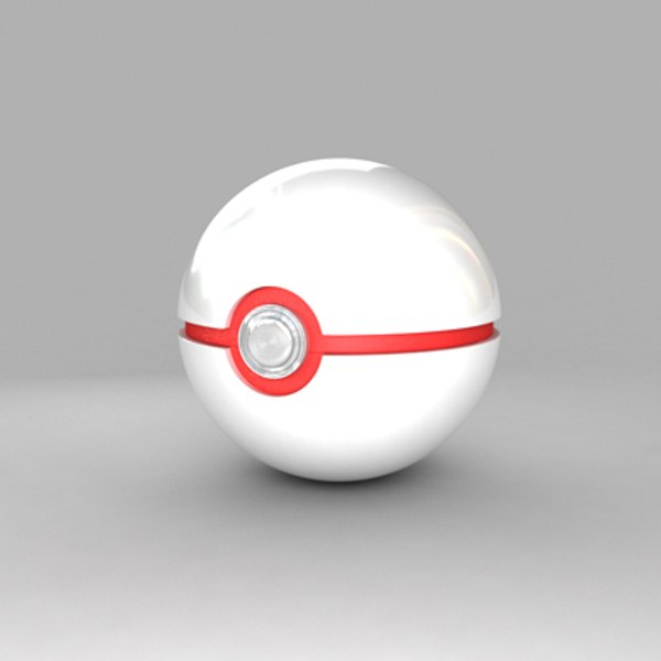 Ilustração editorial: renderização 3d de pokeball isolado em um fundo  branco. Pokeball é um equipamento para
