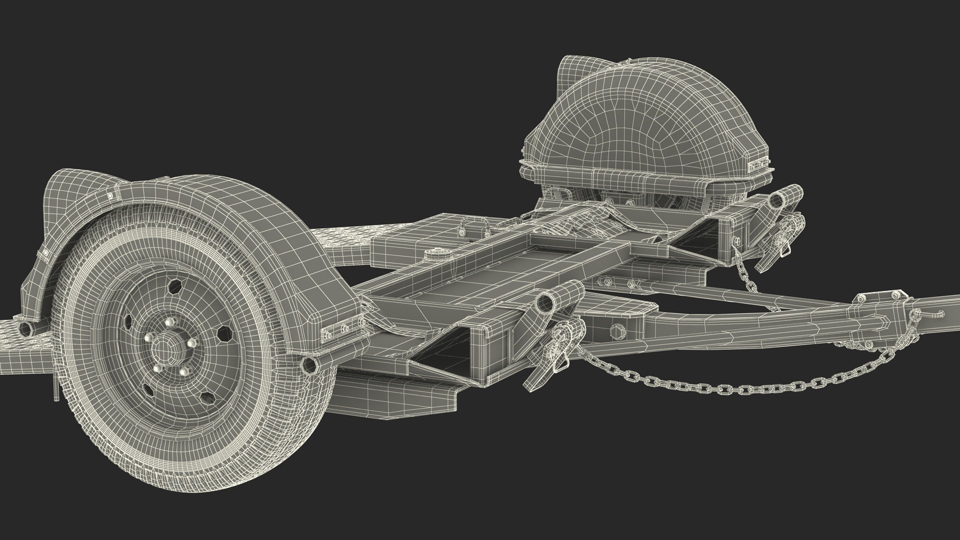 Axle Tow Dolly 3D Model - TurboSquid 2051149