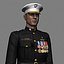 US Marine Corps Brigadier General MAX 9 Rigged