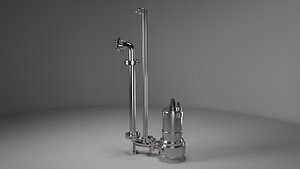 sewage pump 3D