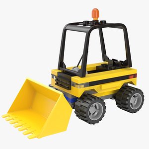 lego excavator 3ds