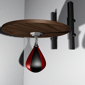 speed punching bag 3d model