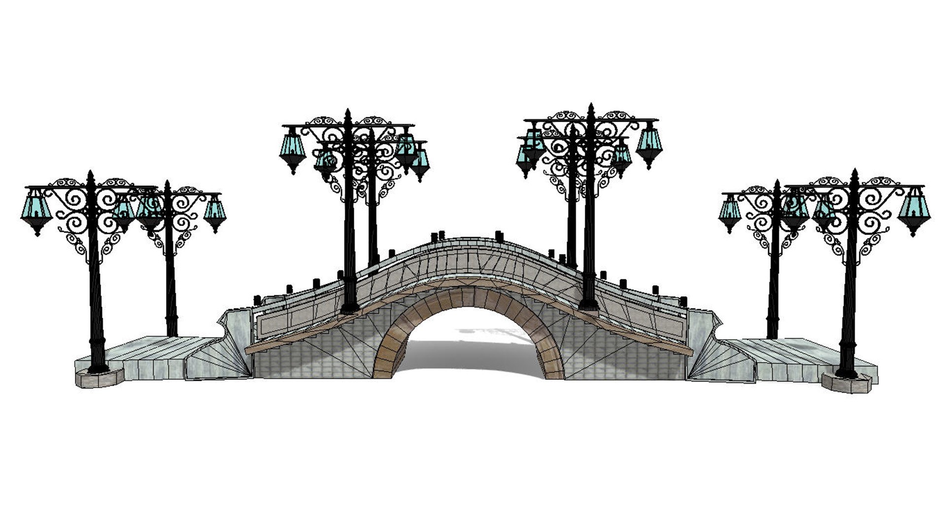 Moon Bridge 3D model TurboSquid 2069453