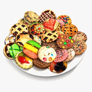 3ds max pies cookies plate 2