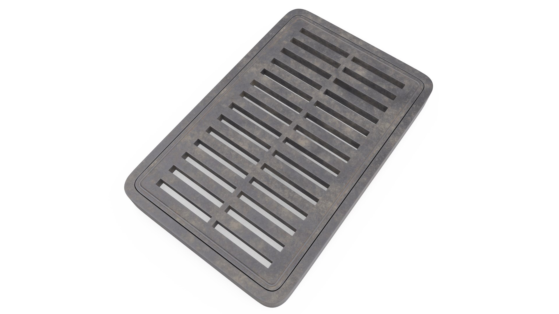 Sewer Drain Grate 3D model preview