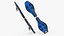 Two-Wheel Twist Scooter Board Blue