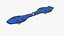 Two-Wheel Twist Scooter Board Blue