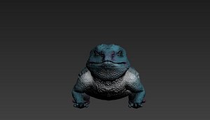 dragon bearded lizard 3D model