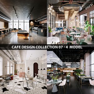 3D Cafe Design Collection 07 model