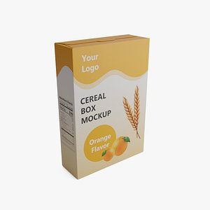 Orange Cereal Box