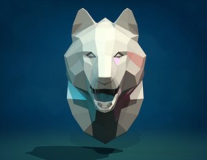 Wolf head LP 3D model