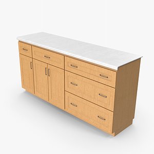 Kitchen Cabinet 3D model