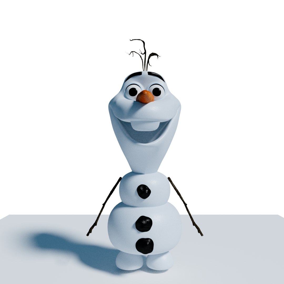 Olaf frozen 3D model - TurboSquid 1320745