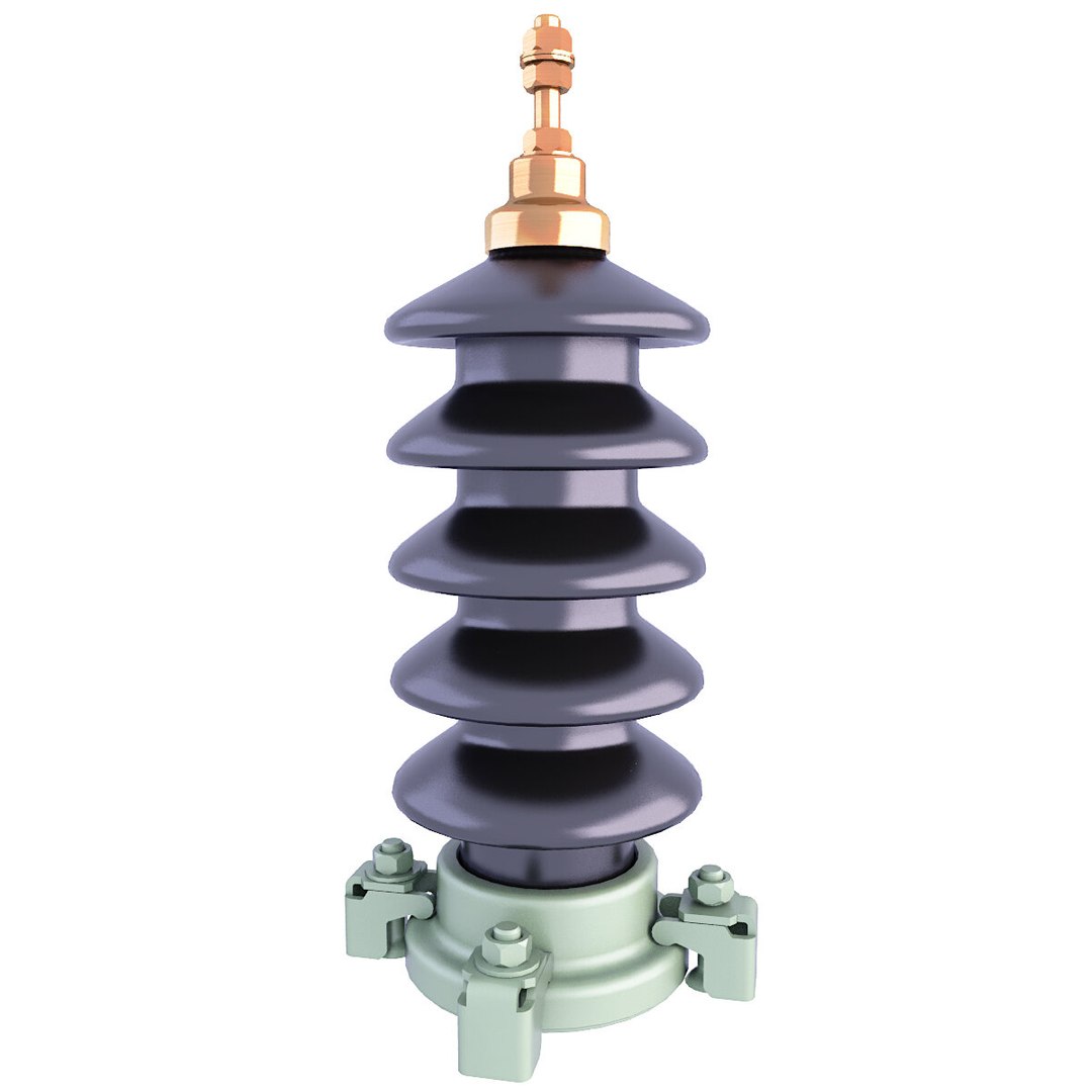 3D Bushing Insulator Porcelain TurboSquid 1698499