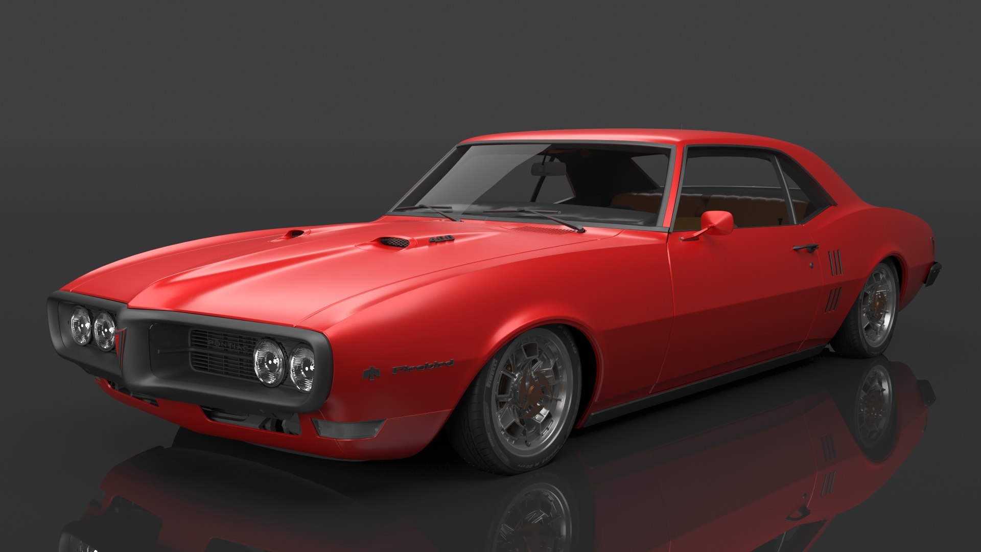 1968 Pontiac Firebird Model - TurboSquid 1923415