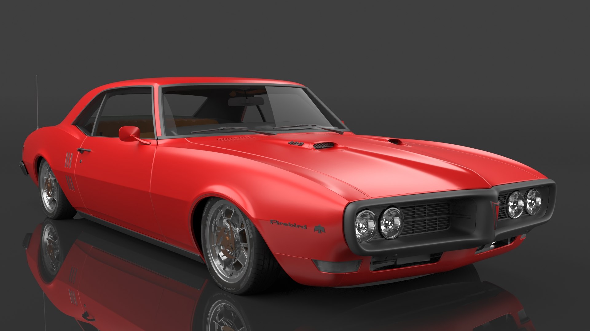 1968 Pontiac Firebird Model - TurboSquid 1923415