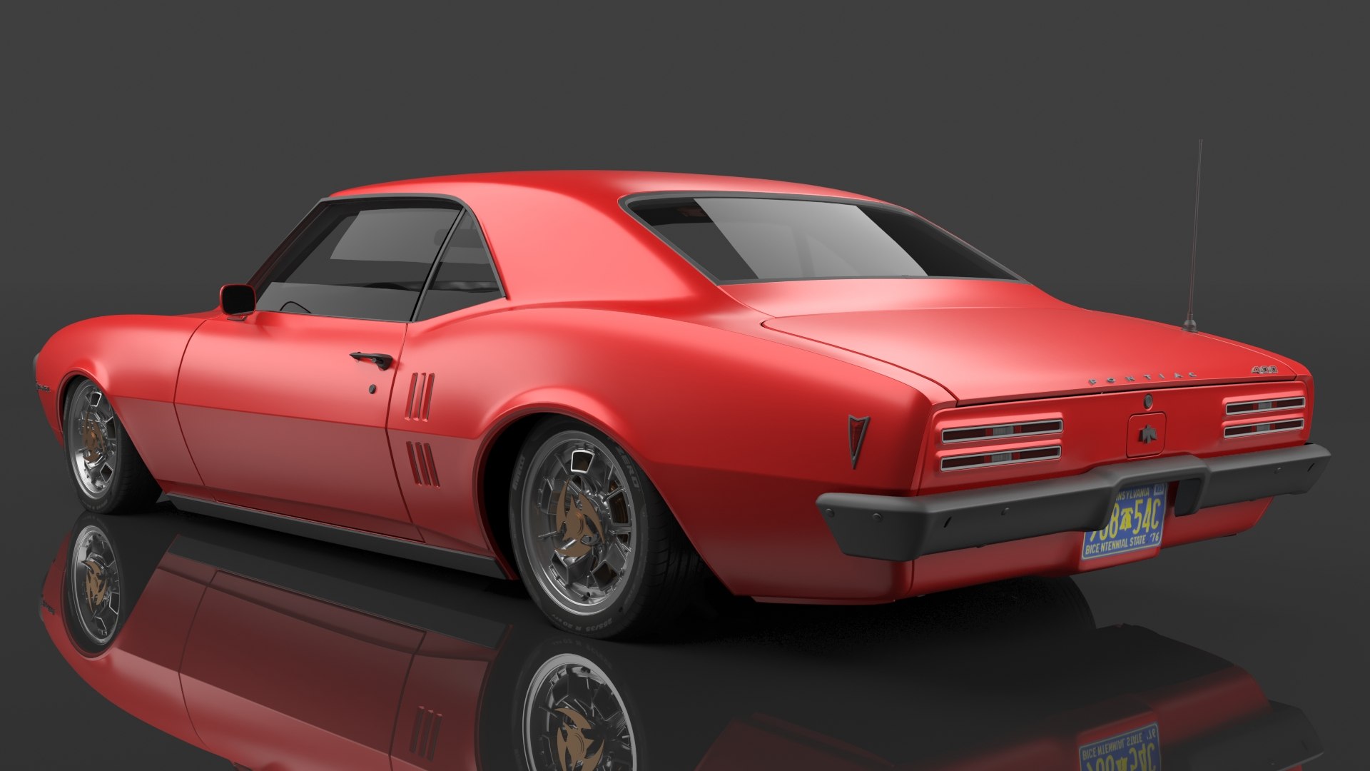 1968 Pontiac Firebird Model - TurboSquid 1923415