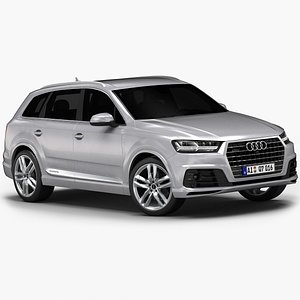 2016 audi q7 s 3d model