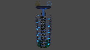 3D Skyscraper of the future on self-sustainment