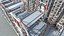 Sistema giratório de elevador de estacionamento para carros com 16 lugares