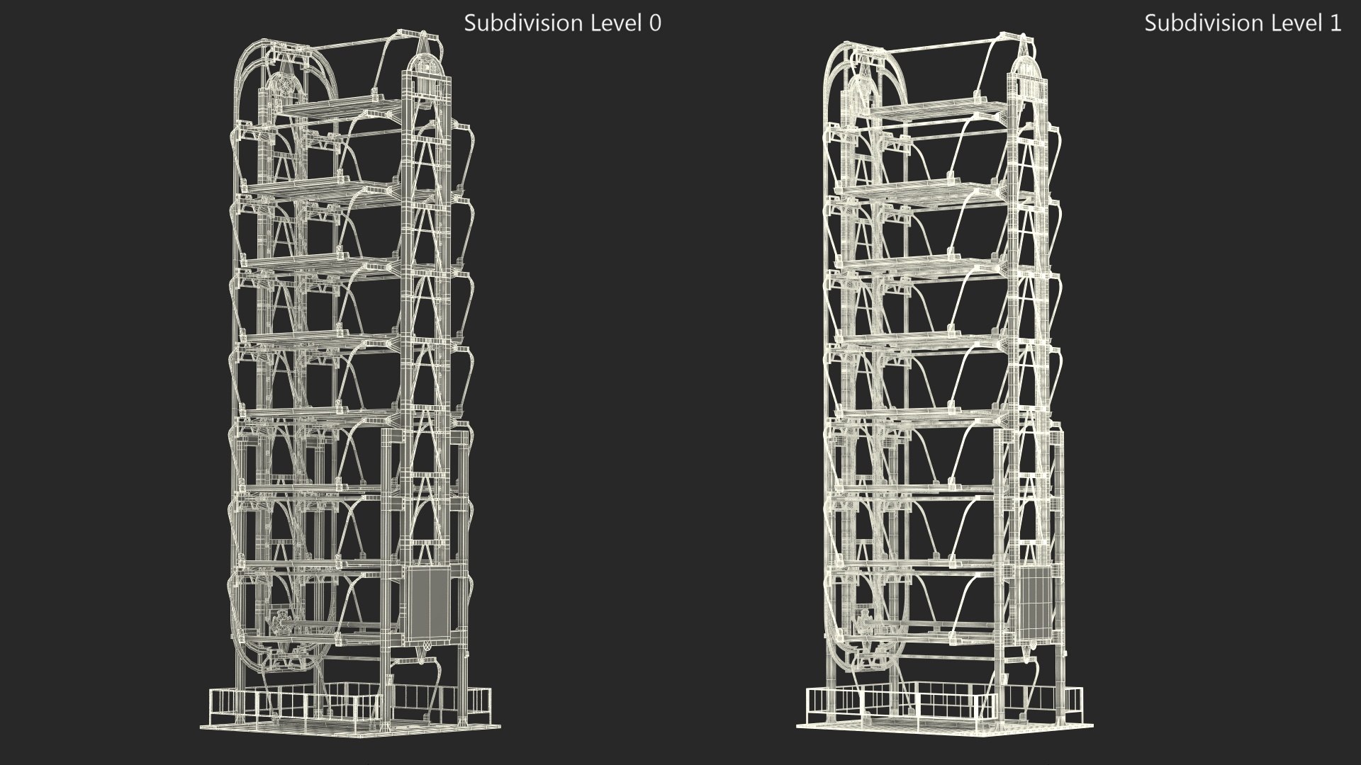 16 Place Rotary Car Parking Lift System 3D model https://p.turbosquid.com/ts-thumb/mE/7ijVkB/bS/16placerotarycarparkingliftsystemmb3dmodel023/jpg/1685648163/1920x1080/fit_q87/d3d3b8265cdf1a360517e63f587a3d47fad3f7af/16placerotarycarparkingliftsystemmb3dmodel023.jpg