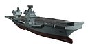 HMS Queen Elizabeth Aircraft carrier game ready