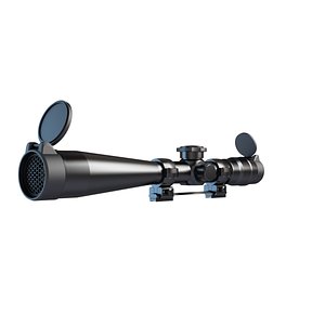 optical sight sniper 3d obj